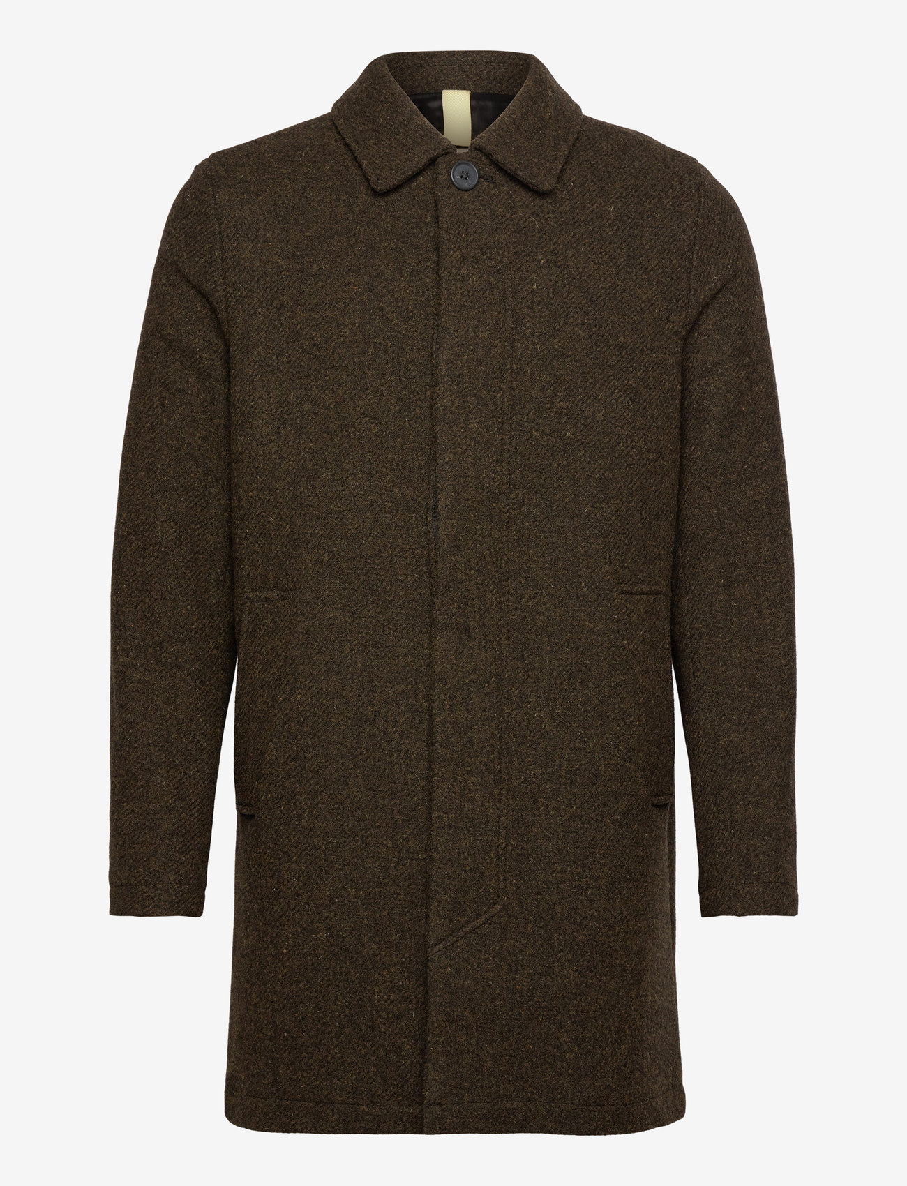 Brixtol Textiles - T-Coat Wool - Üleriided - brown - 0