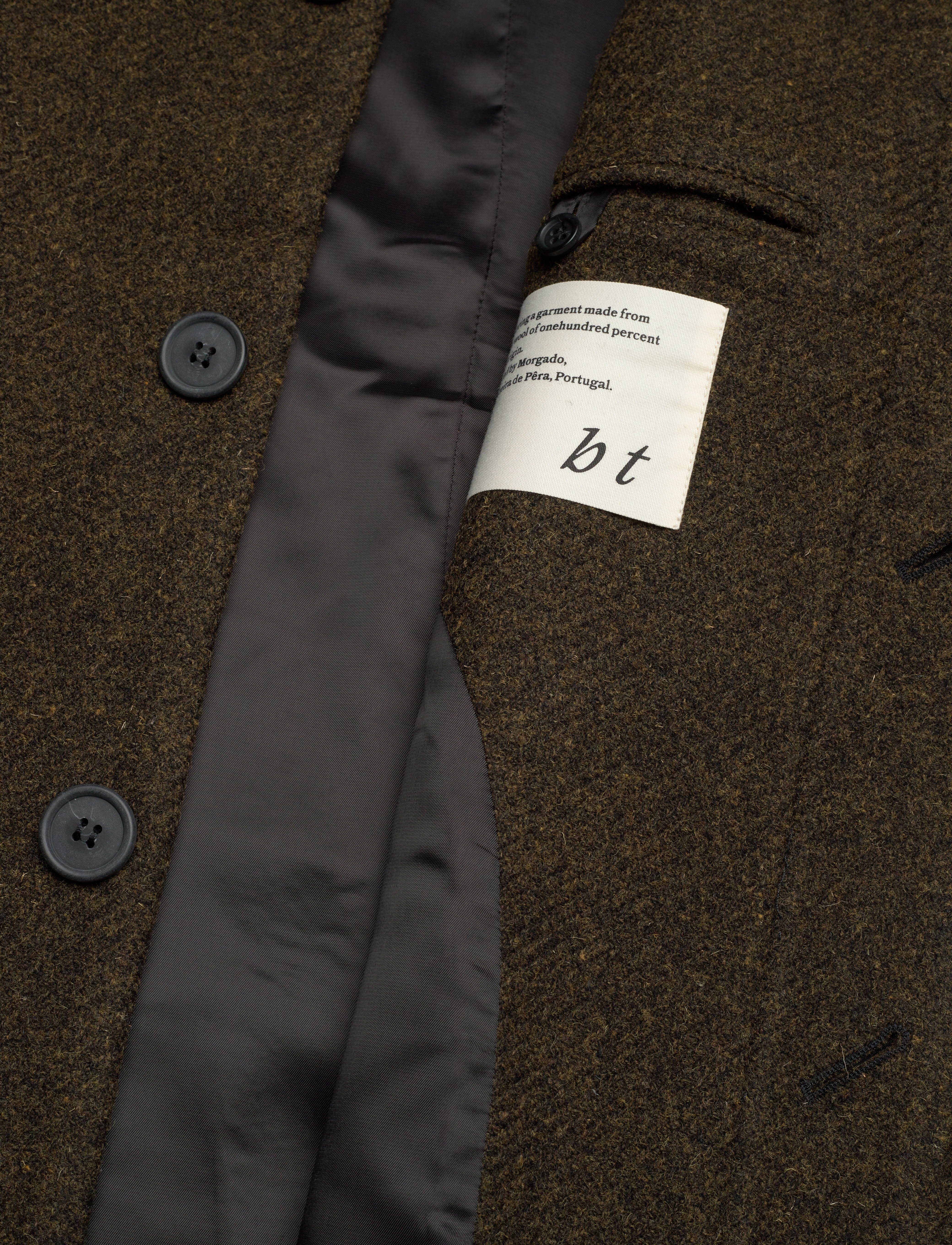 Brixtol Textiles - T-Coat Wool - vinterjakker - brown - 4