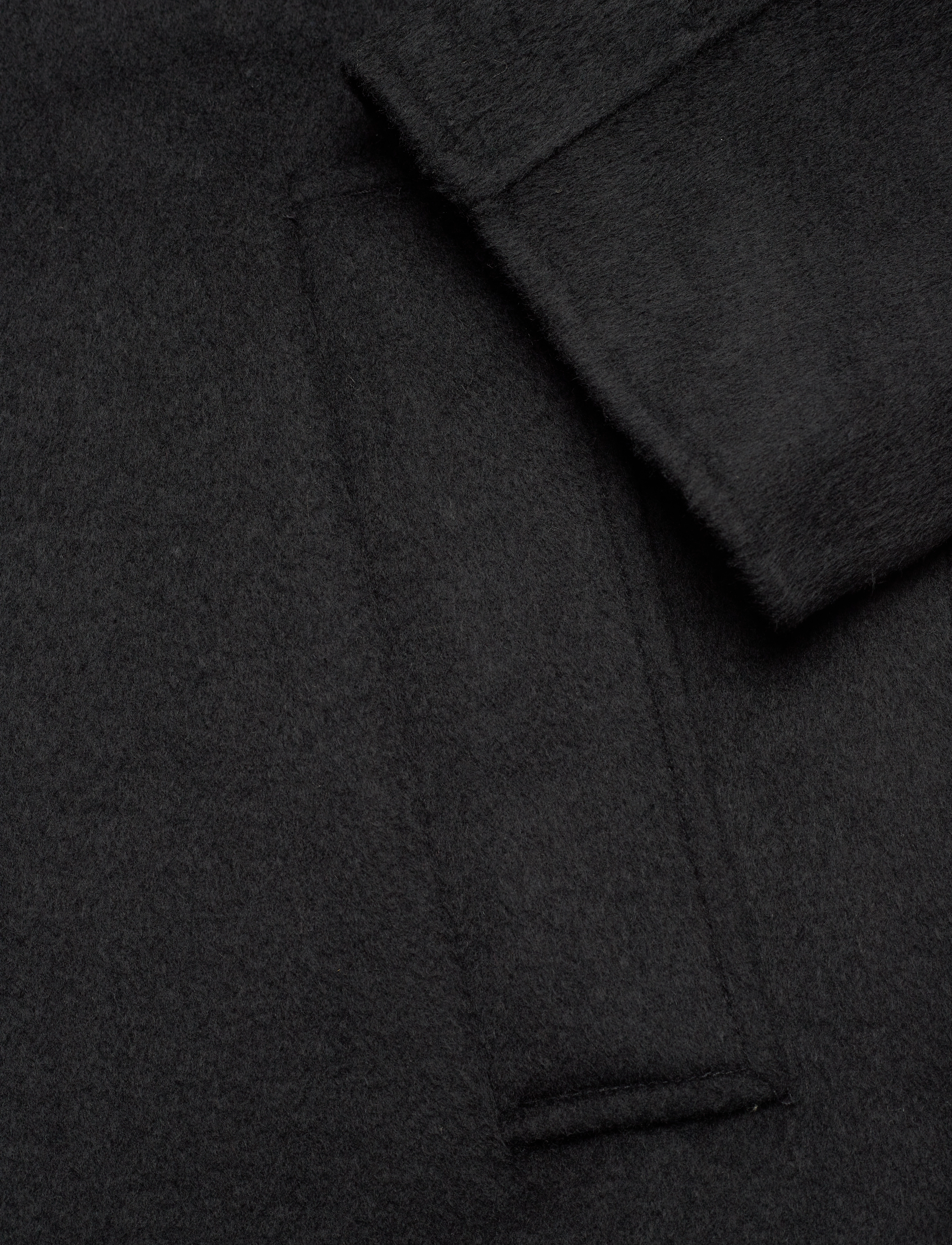 Brixtol Textiles - T-Coat Wool - frakker - black - 3