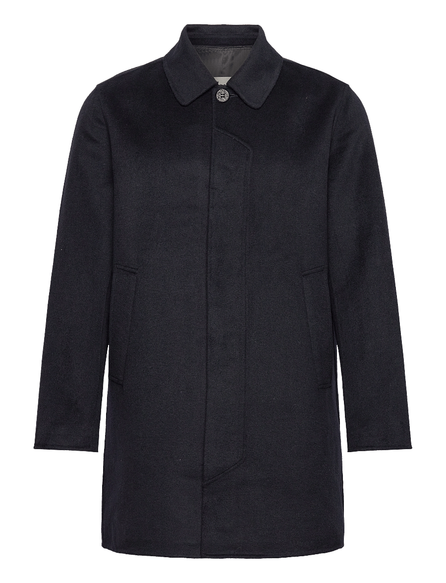 Brixtol Textiles - T-Coat Wool - wollmäntel - midnight blue - 1