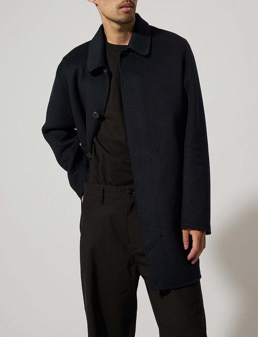 Brixtol Textiles - T-Coat Wool - wollmäntel - midnight blue - 4