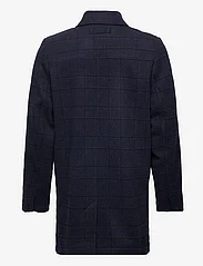 Brixtol Textiles - T-Coat Wool - talvitakit - black/navy check - 1