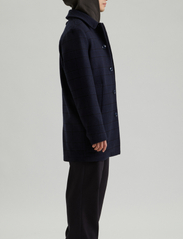 Brixtol Textiles - T-Coat Wool - winter jackets - black/navy check - 3