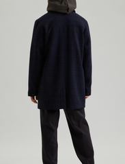 Brixtol Textiles - T-Coat Wool - winter jackets - black/navy check - 4