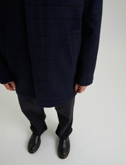 Brixtol Textiles - T-Coat Wool - winter jackets - black/navy check - 5