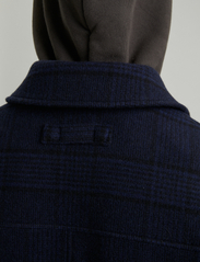 Brixtol Textiles - T-Coat Wool - vinterjackor - black/navy check - 6