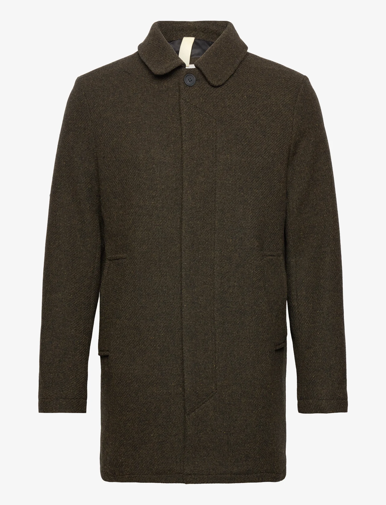 Brixtol Textiles - T-Coat Wool - winter jackets - brown - 0
