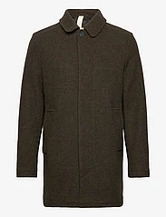 Brixtol Textiles - T-Coat Wool - vinterjackor - brown - 0