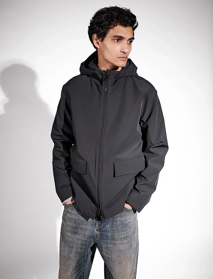 Brixtol Textiles - Aiden Black - vindjakker - black - 0
