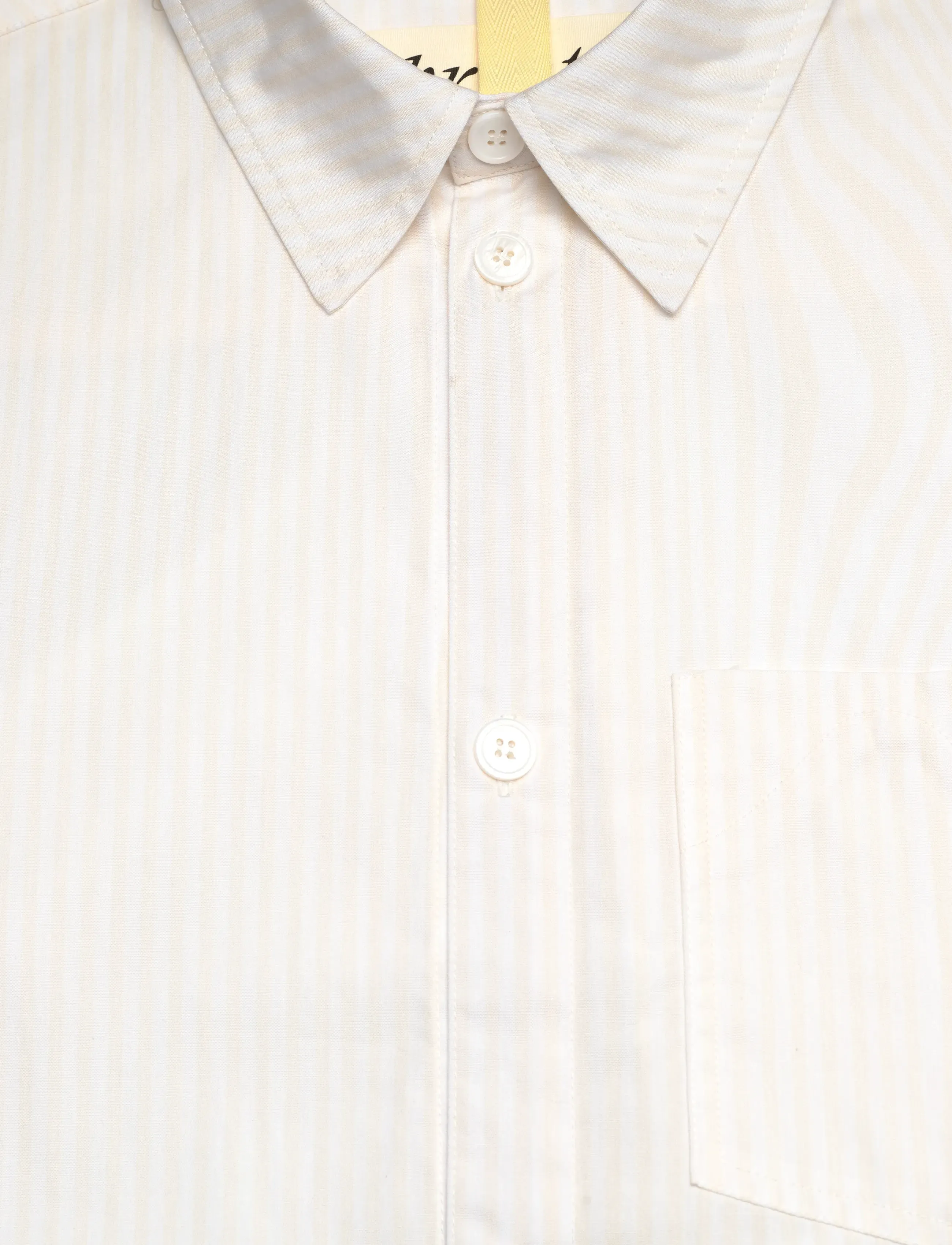 Brixtol Textiles - Lawrence - casual skjortor - off white glitch stripe - 4