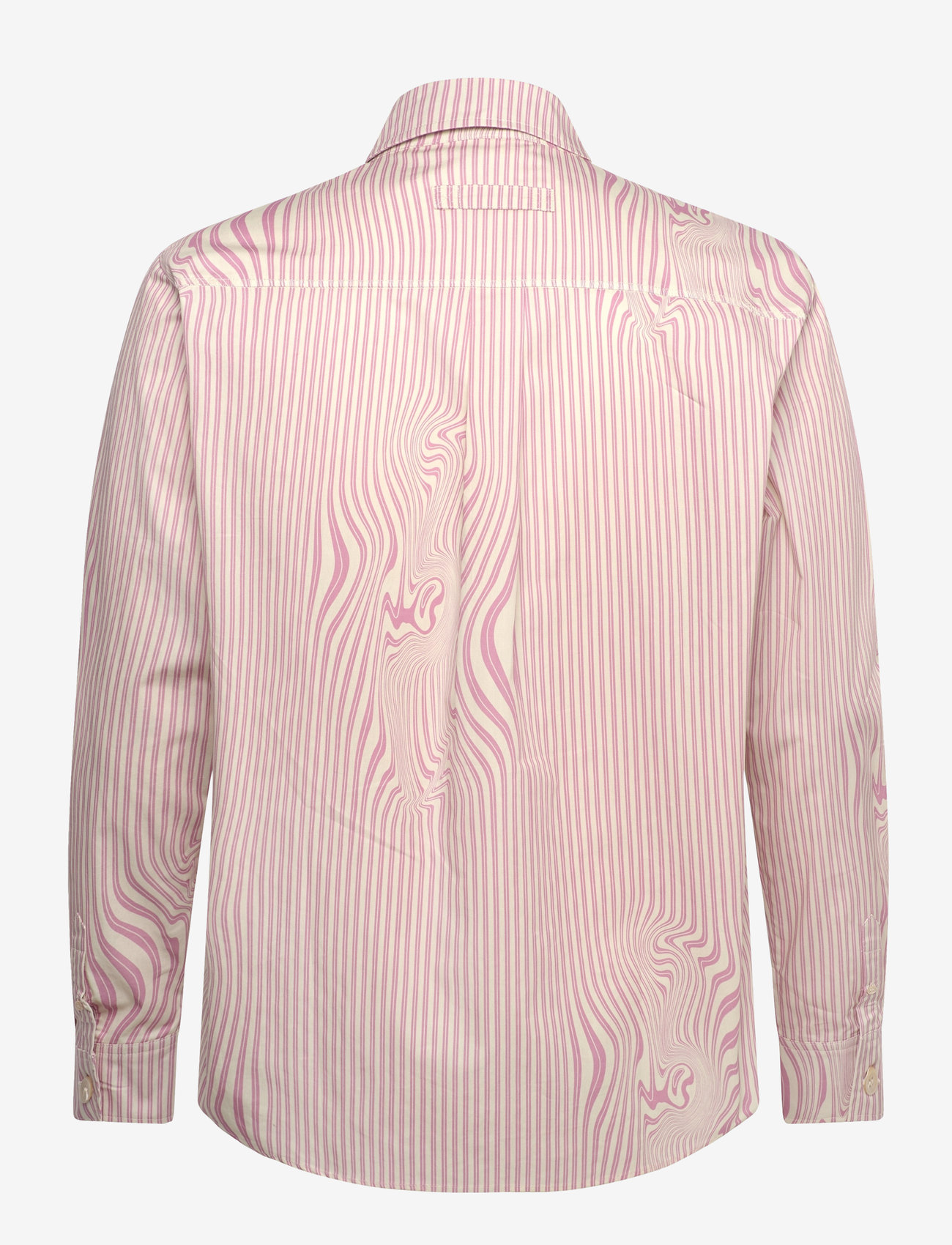 Brixtol Textiles - Lawrence - basic skjorter - pink glitch stripe - 2