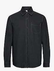 Brixtol Textiles - Lawrence - basic skjorter - black - 0