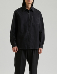 Brixtol Textiles - Lawrence - basic skjortor - black - 2