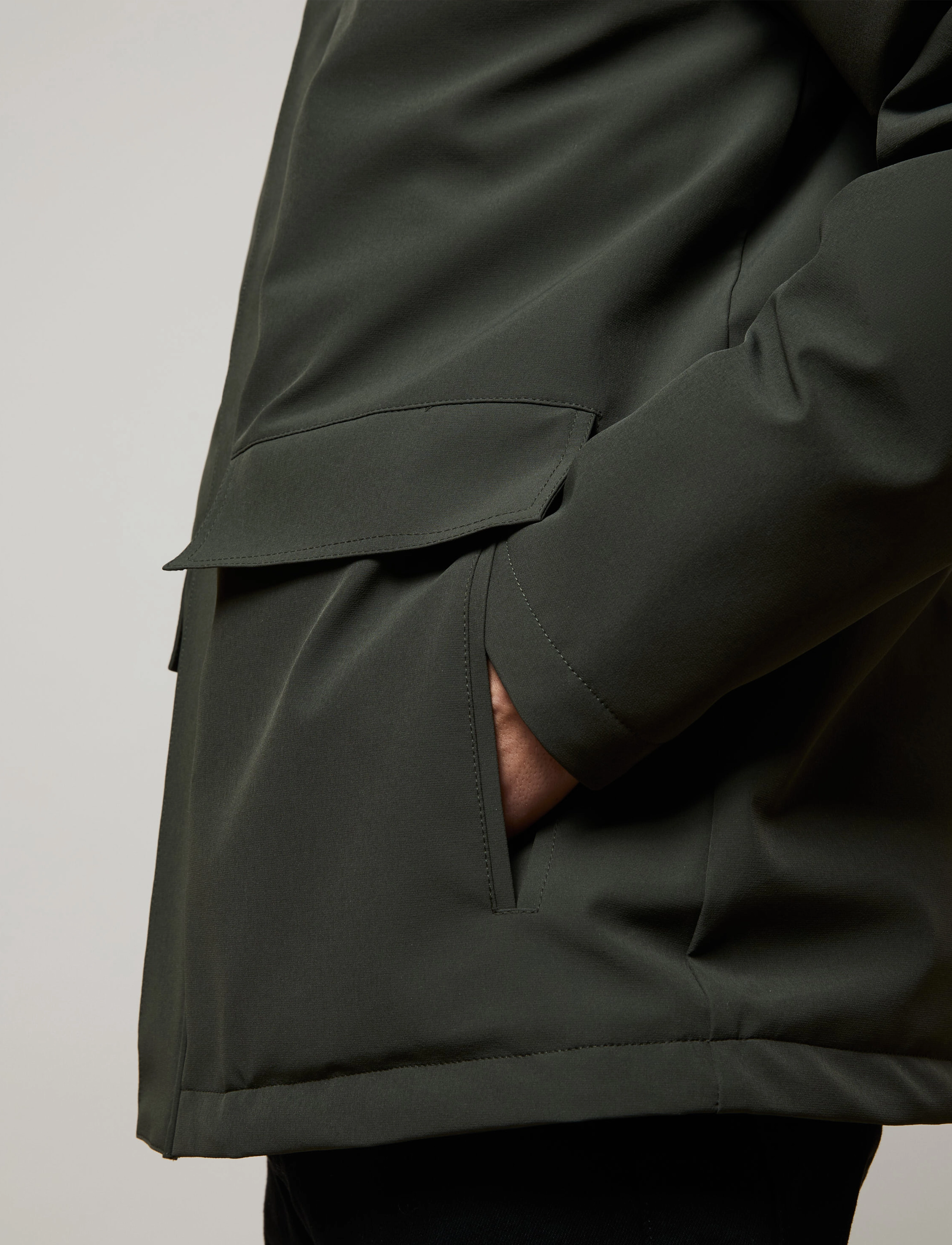 Brixtol Textiles - Louie - vinterjakker - olive - 4
