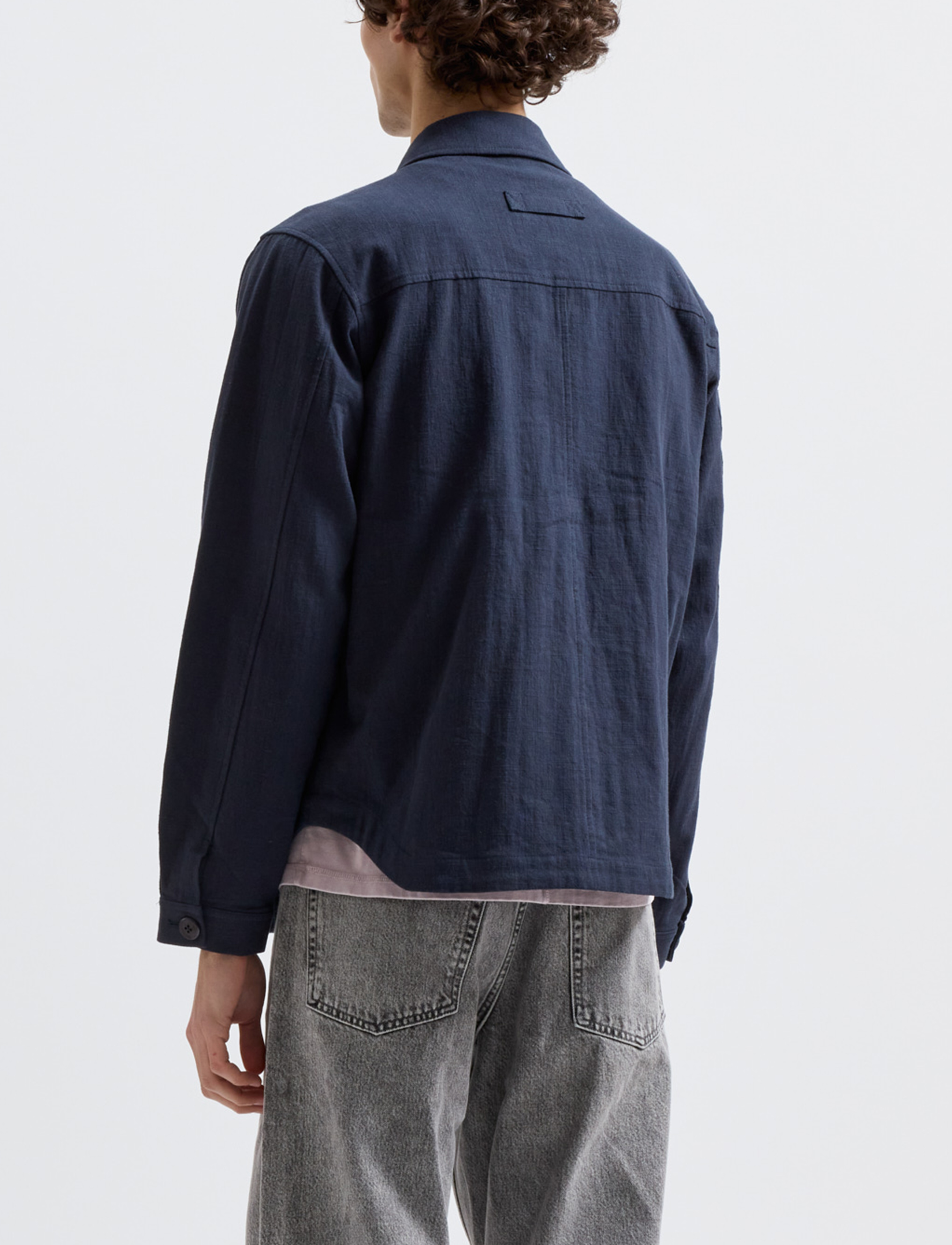 Brixtol Textiles - Murray Dark Navy - shoppa efter tillfälle - dark navy - 3