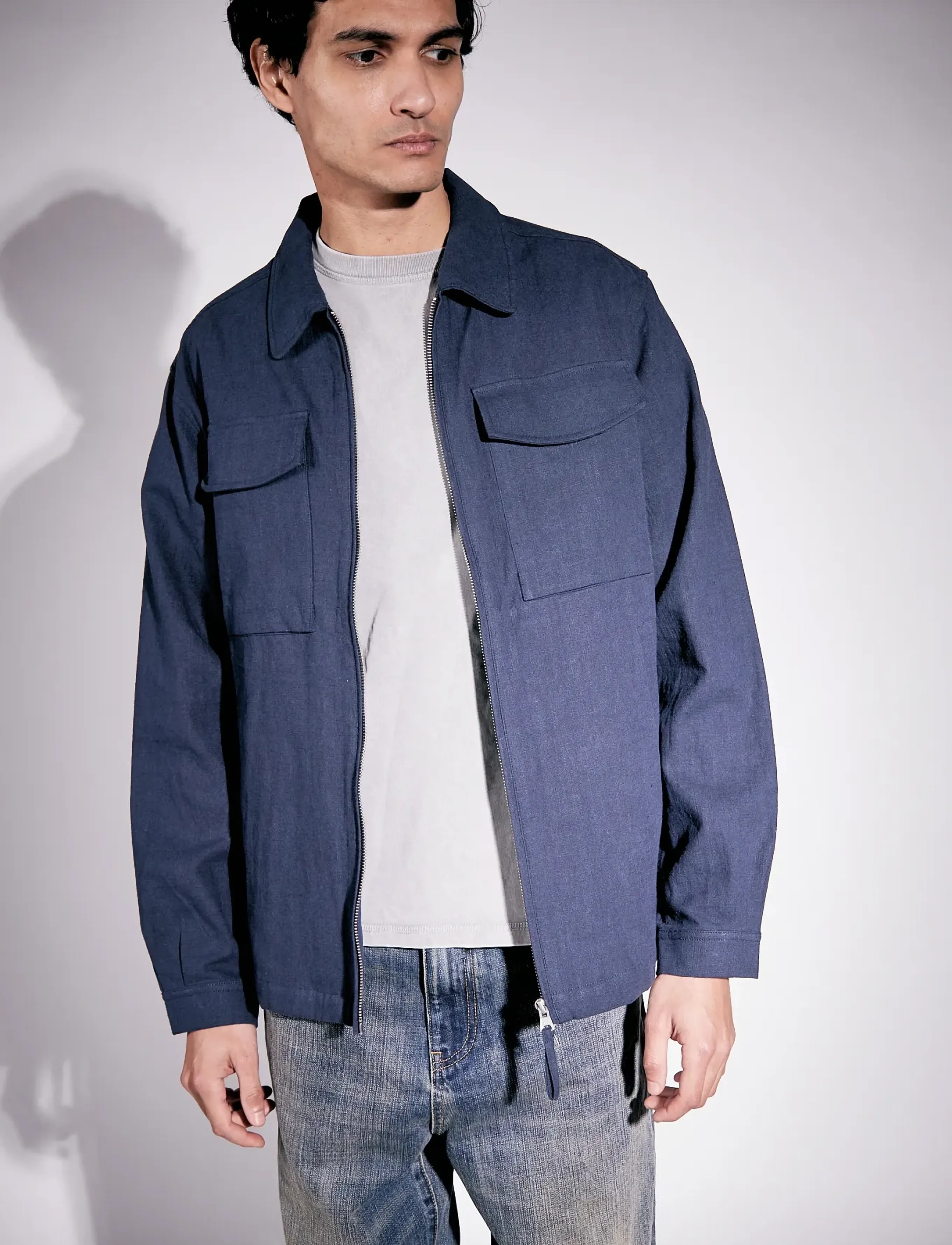 Brixtol Textiles Murray Dark overshirts herr – bild 5