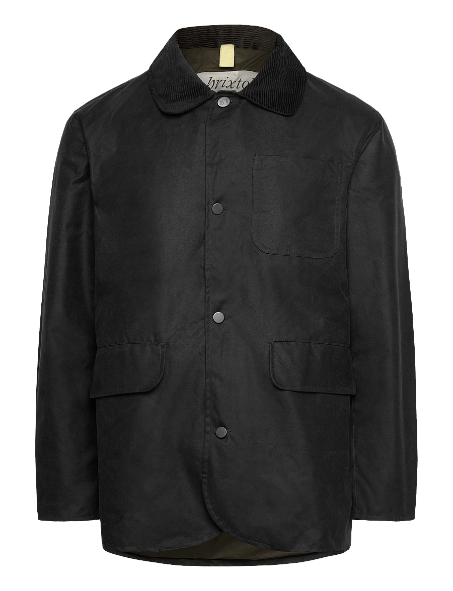 Brixtol Textiles - James - lentejassen - olive - 1