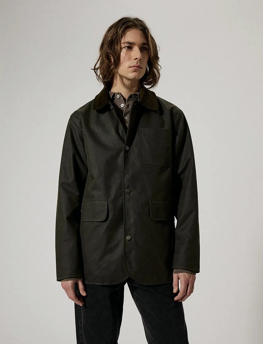 Brixtol Textiles - James - lentejassen - olive - 3
