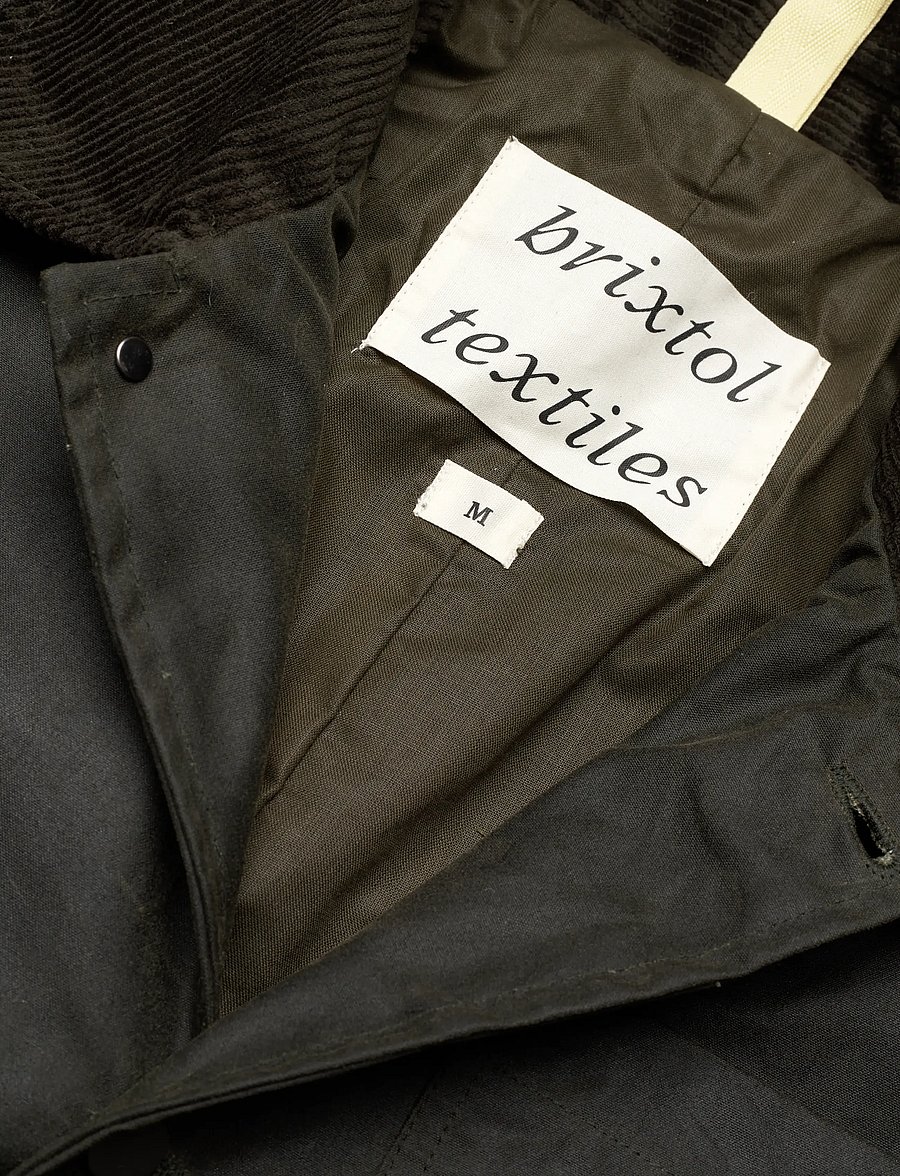 Brixtol Textiles - James - lentejassen - olive - 4