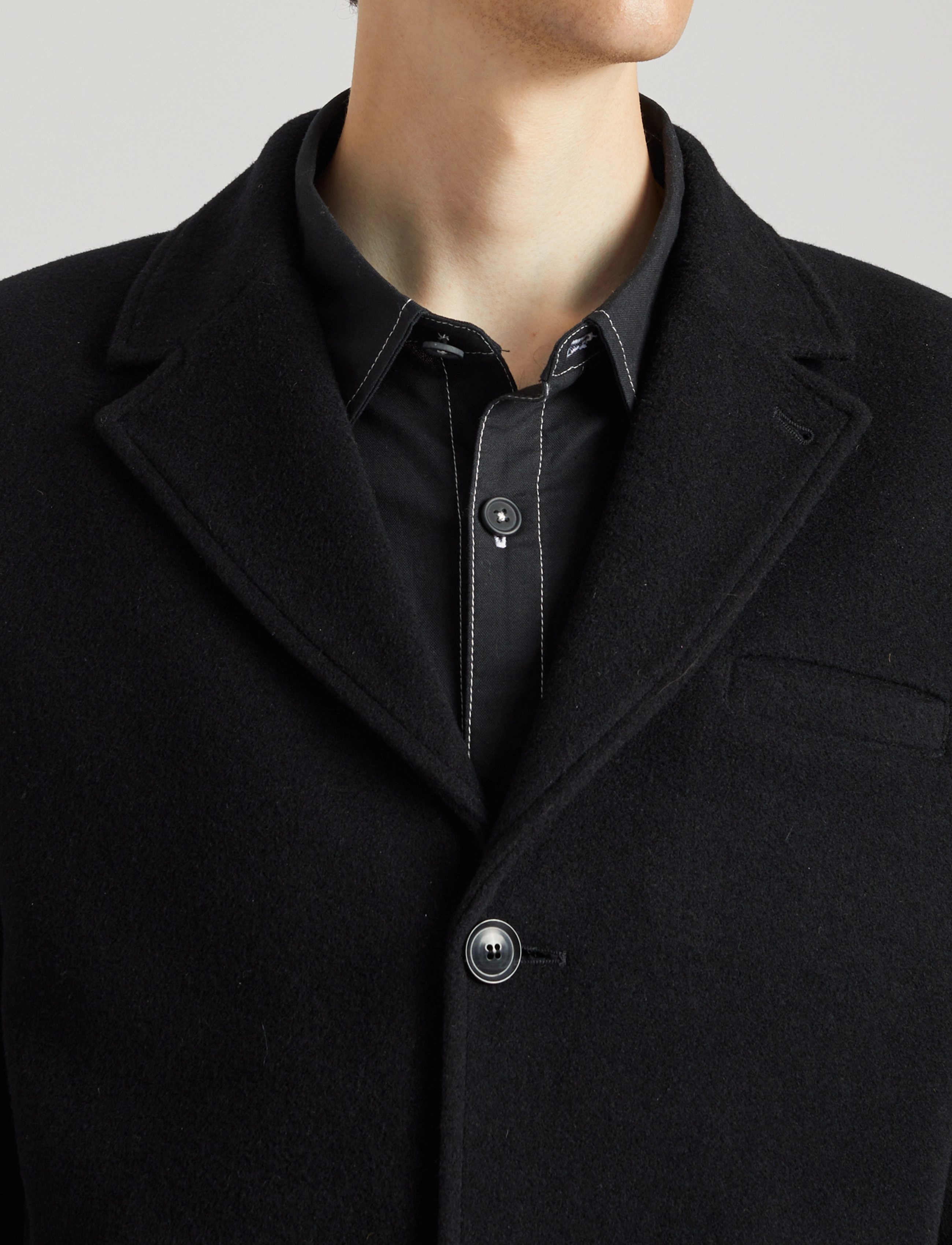 Brixtol Textiles - Ian - kappor - black - 5