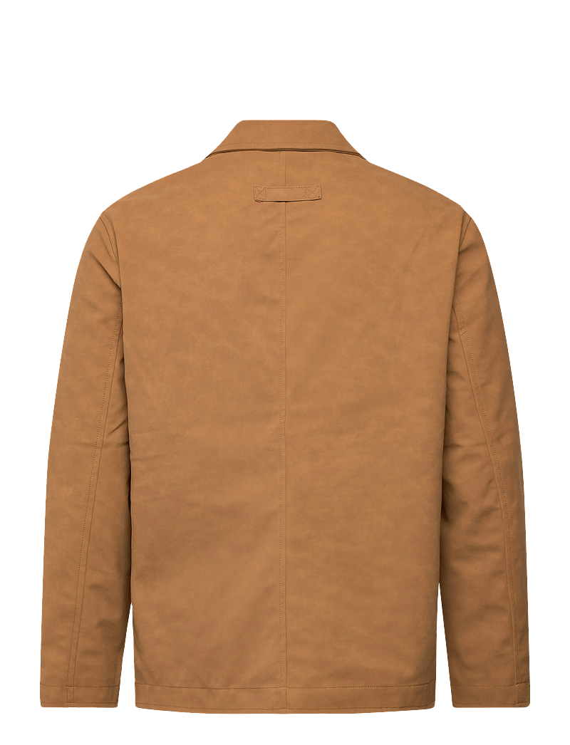 Brixtol Textiles - Alfred Faux Suede - Õhukesed jakid - tan suede - 2