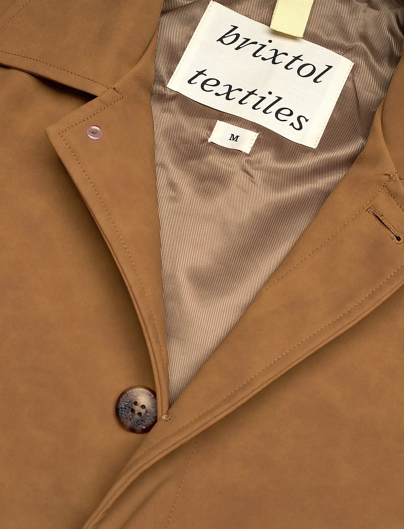 Brixtol Textiles - Alfred Faux Suede - Õhukesed jakid - tan suede - 5