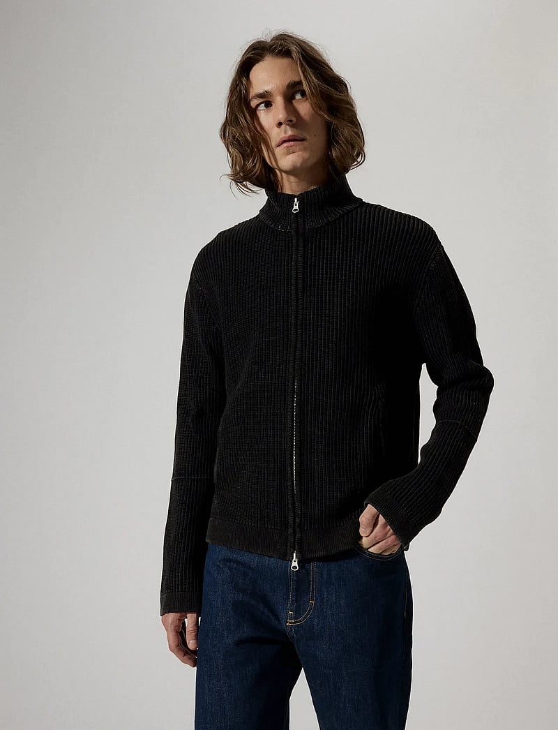 Brixtol Textiles - Seven wool - vindjakker - black - 3