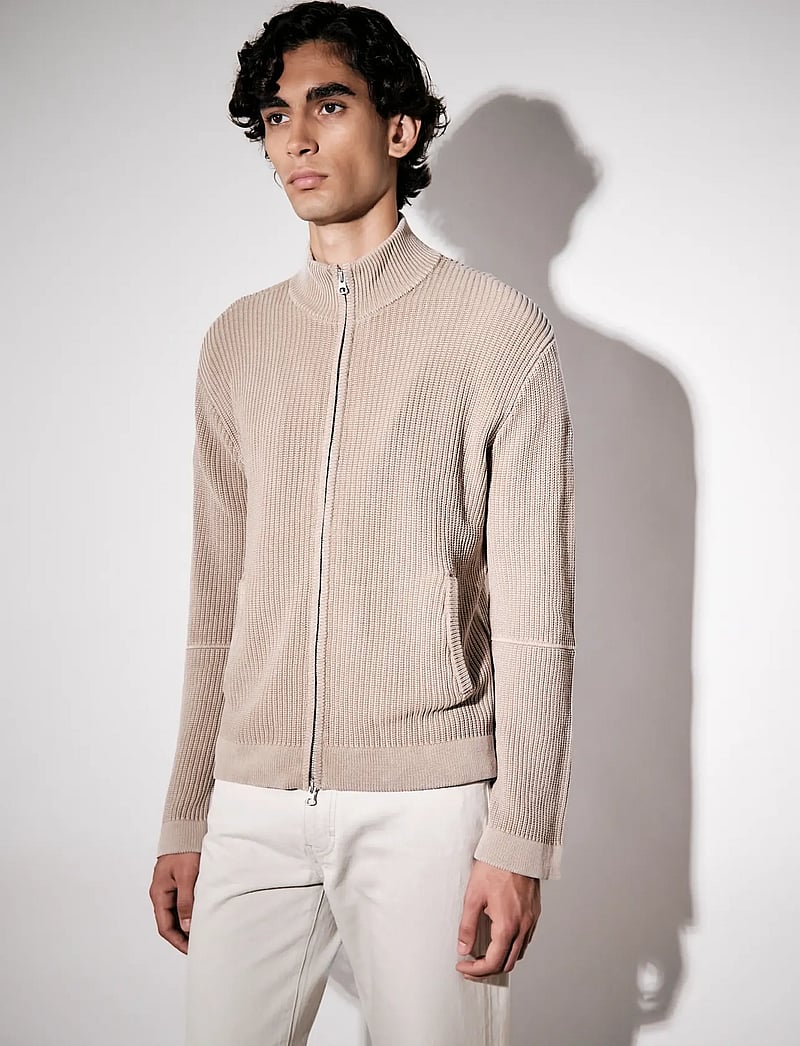 Brixtol Textiles - Seven Khaki - cardigans - khaki - 0