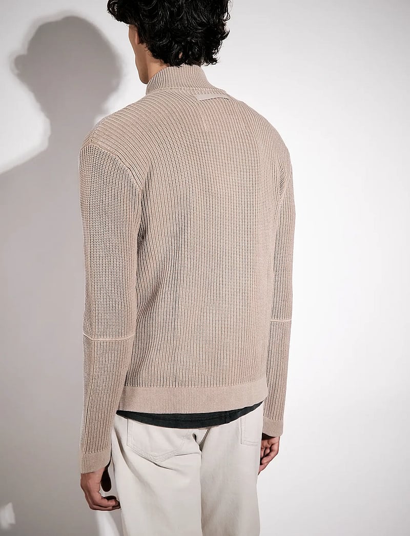 Brixtol Textiles - Seven Khaki - cardigans - khaki - 3