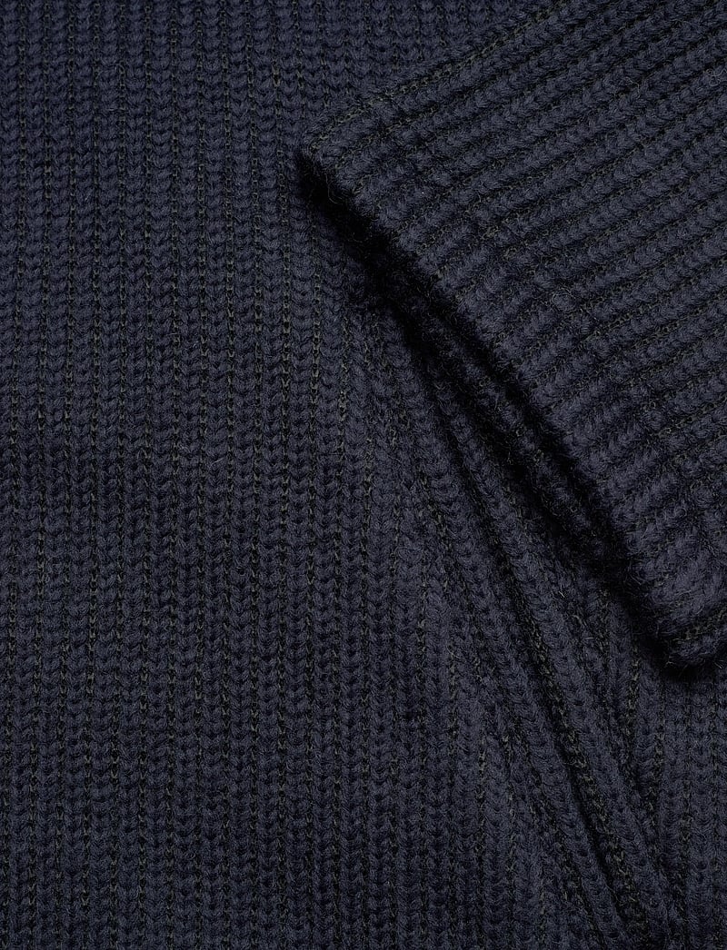 Brixtol Textiles - Seven wool - vindjakker - midnight blue - 3