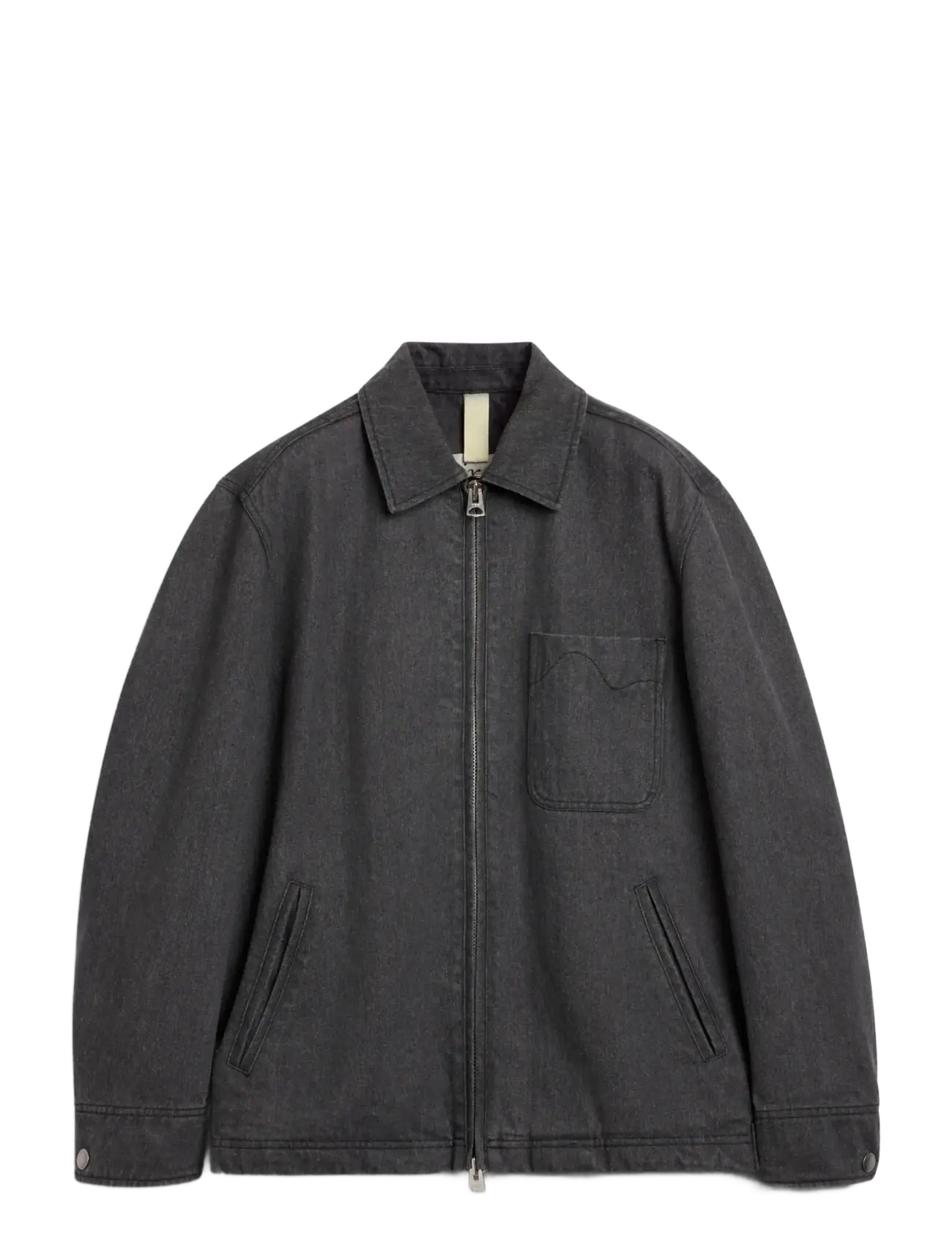 BRIXTOL TEXTILES Martin Washed Schwarz Schwarz - M - Herren