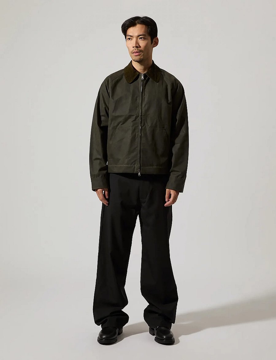 Brixtol Textiles - Carter Wax - olive - 0
