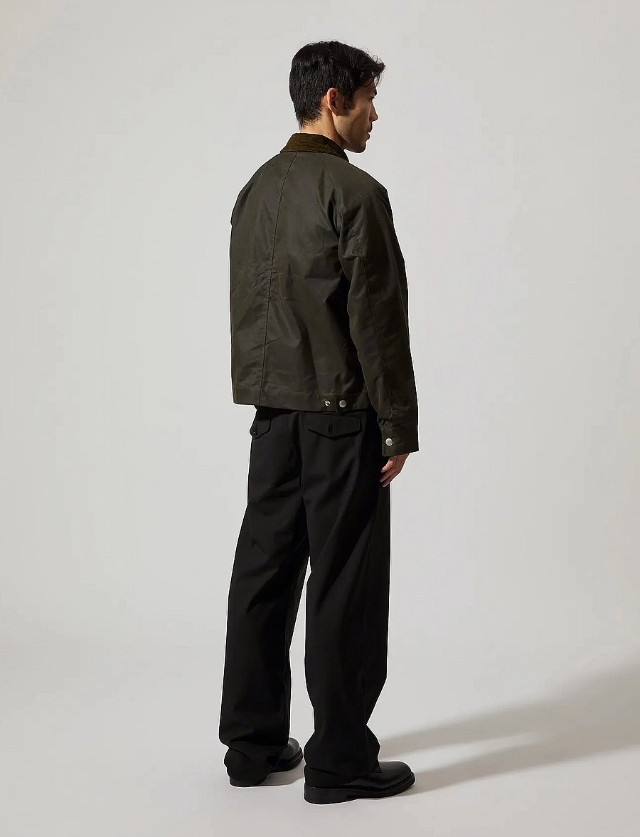 Brixtol Textiles - Carter Wax - olive - 3