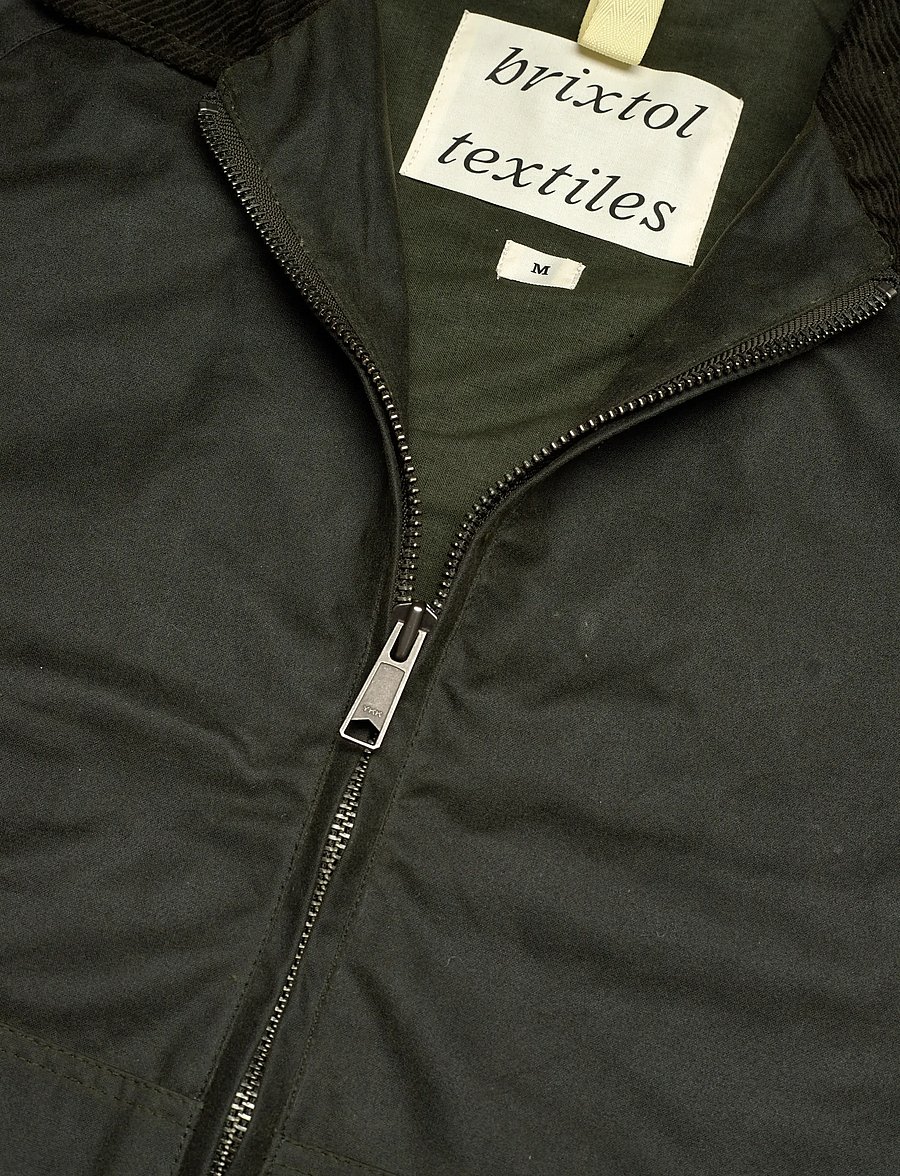 Brixtol Textiles - Carter Wax - olive - 5