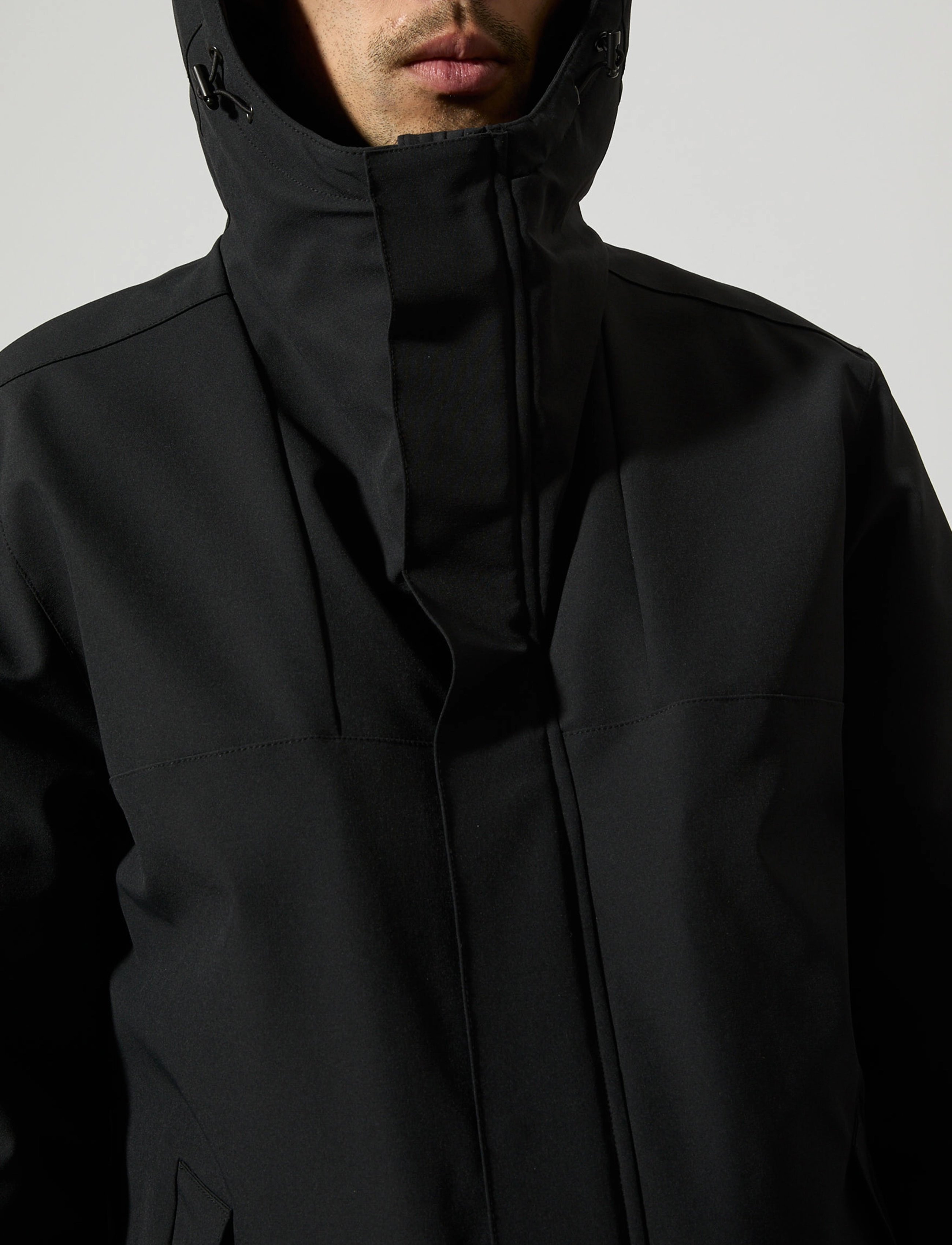 Brixtol Textiles - Bryson - parkas - black - 4