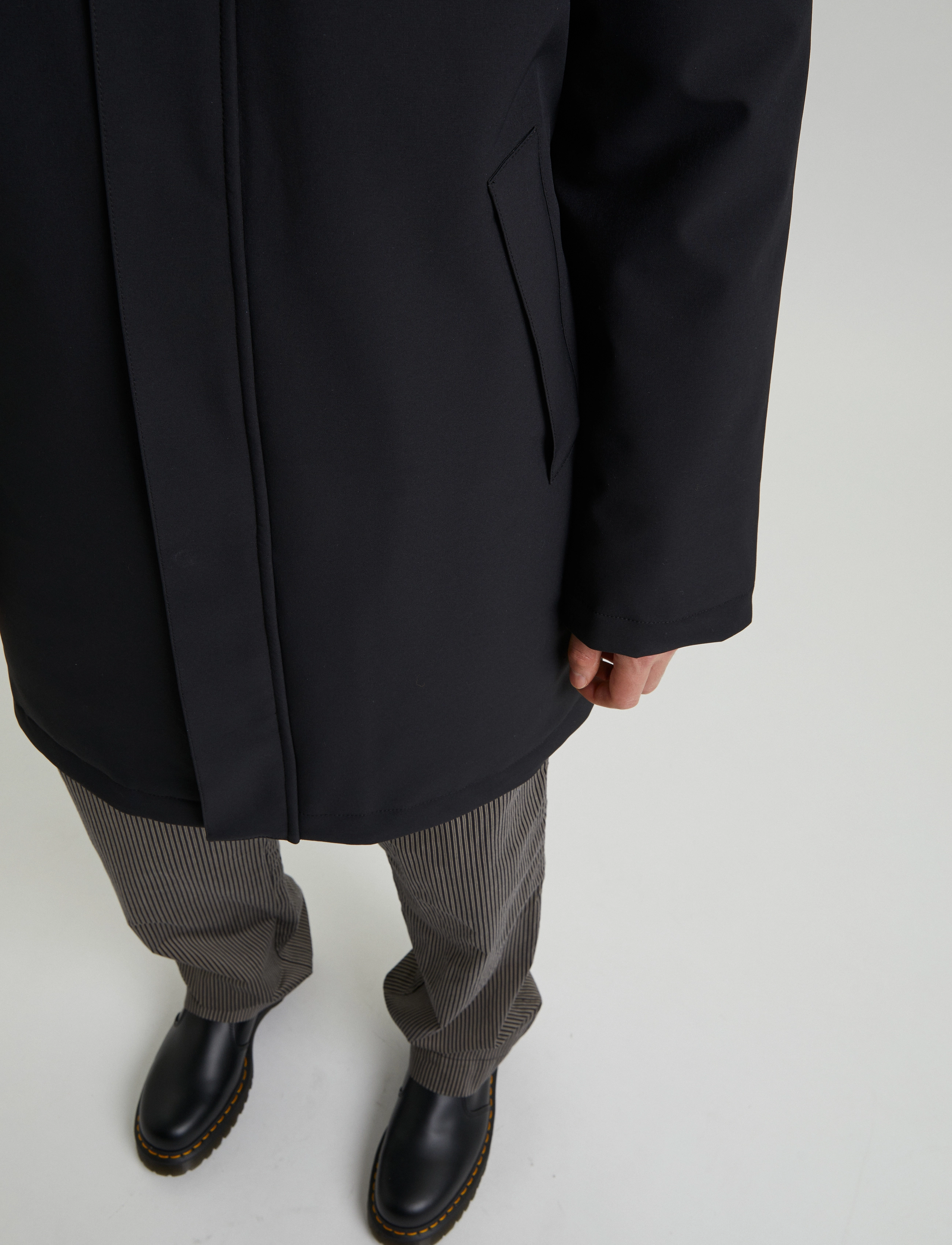 Brixtol Textiles - Bryson - parkas - black - 5