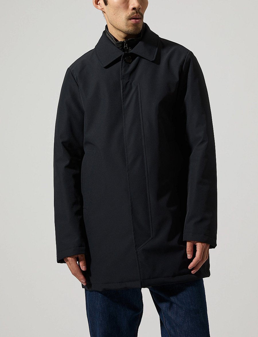 Brixtol Textiles - Duncan - vestes matelassées - carbon navy - 0