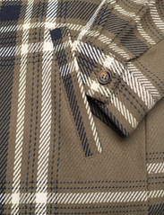 Brixtol Textiles - Frank Check - vyrams - olive/navy - 8