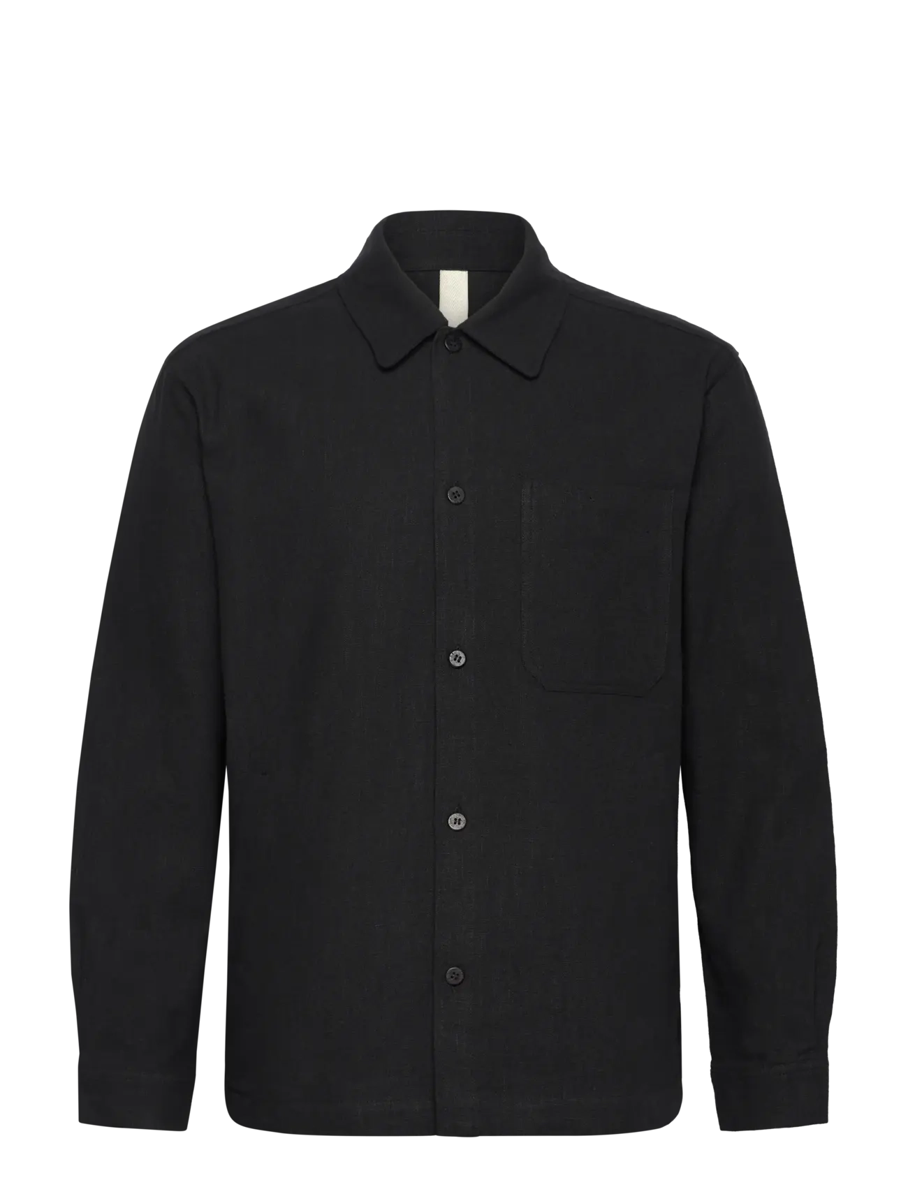 BRIXTOL TEXTILES Frank Linen Dunkel Navy Schwarz - XL - Herren