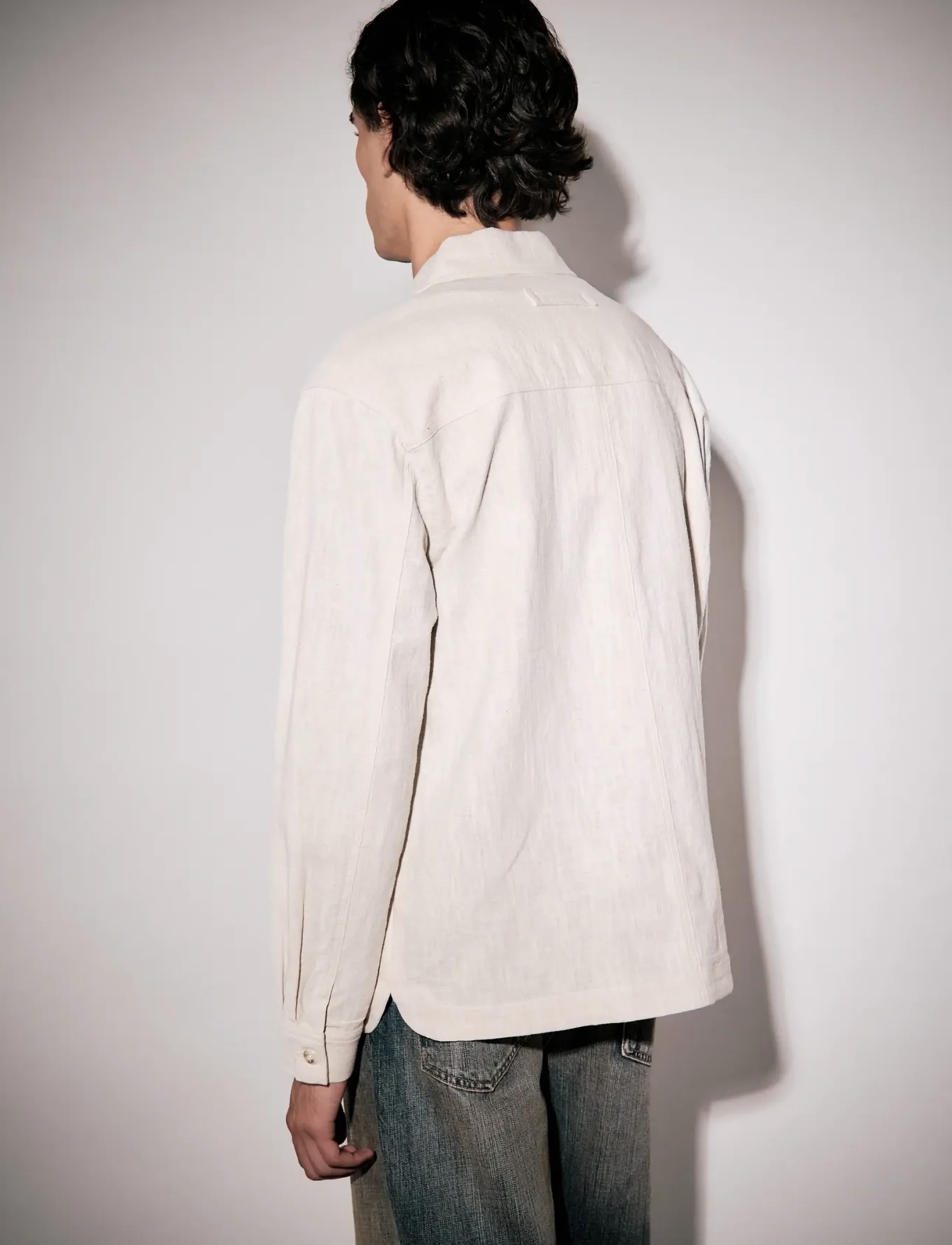 Brixtol Textiles Frank linen Dark Navy - Kleidung - CREAM / cream