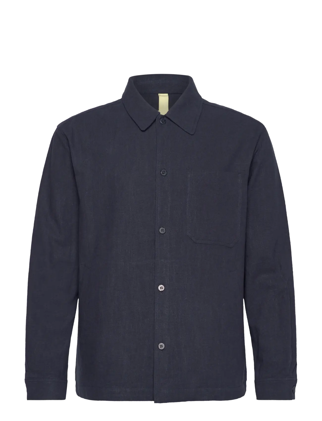 BRIXTOL TEXTILES Frank Linen Dunkel Navy Navy - S - Herren