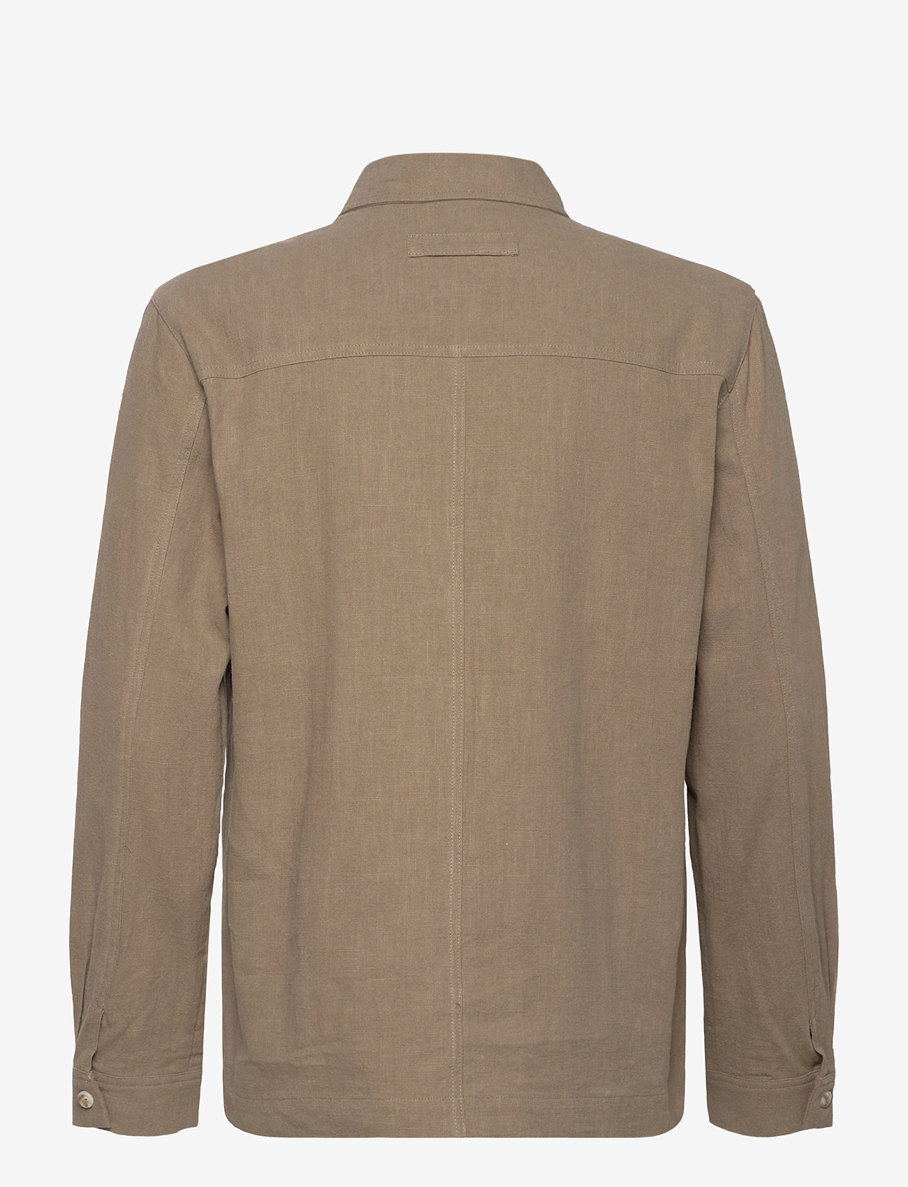 Brixtol Textiles - Frank linen - linneskjortor - light moss - 2