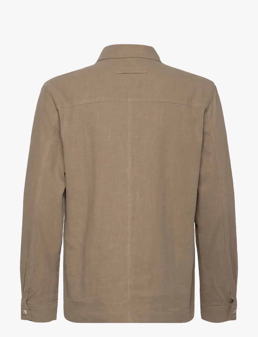 Brixtol Textiles - Frank linen - lininiai marškiniai - light moss - 2