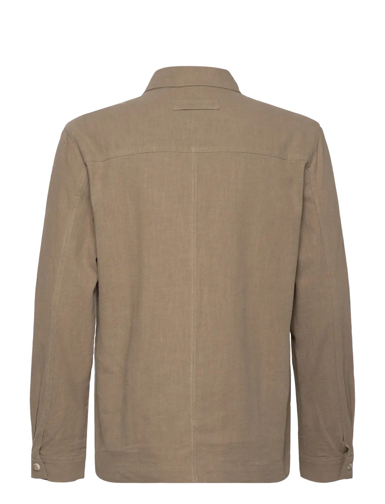 Brixtol Textiles - Frank linen Dark Navy - päällyspaidat - light moss - 2