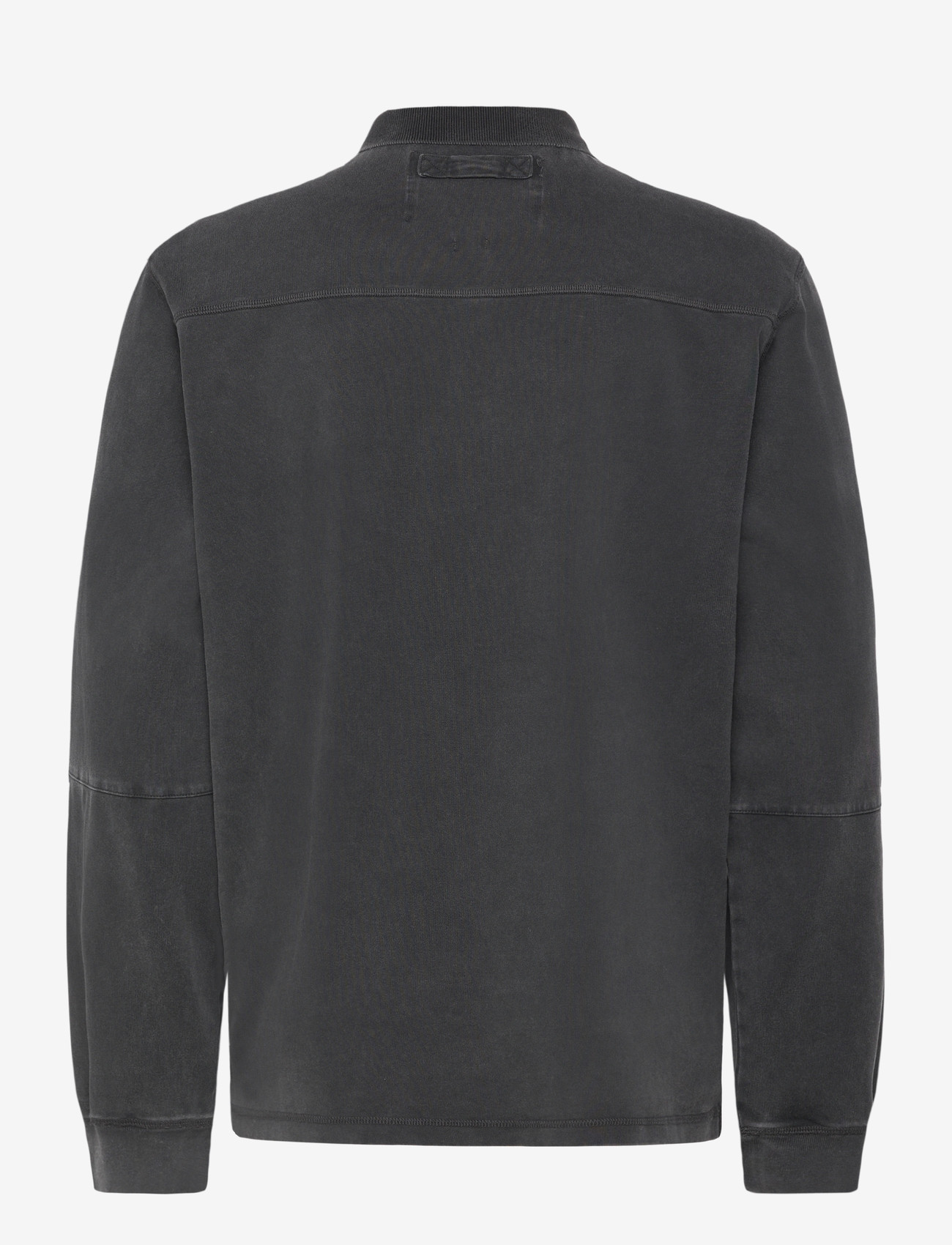 Brixtol Textiles - Cory Washed Dusty Red - langærmede poloer - washed black - 2