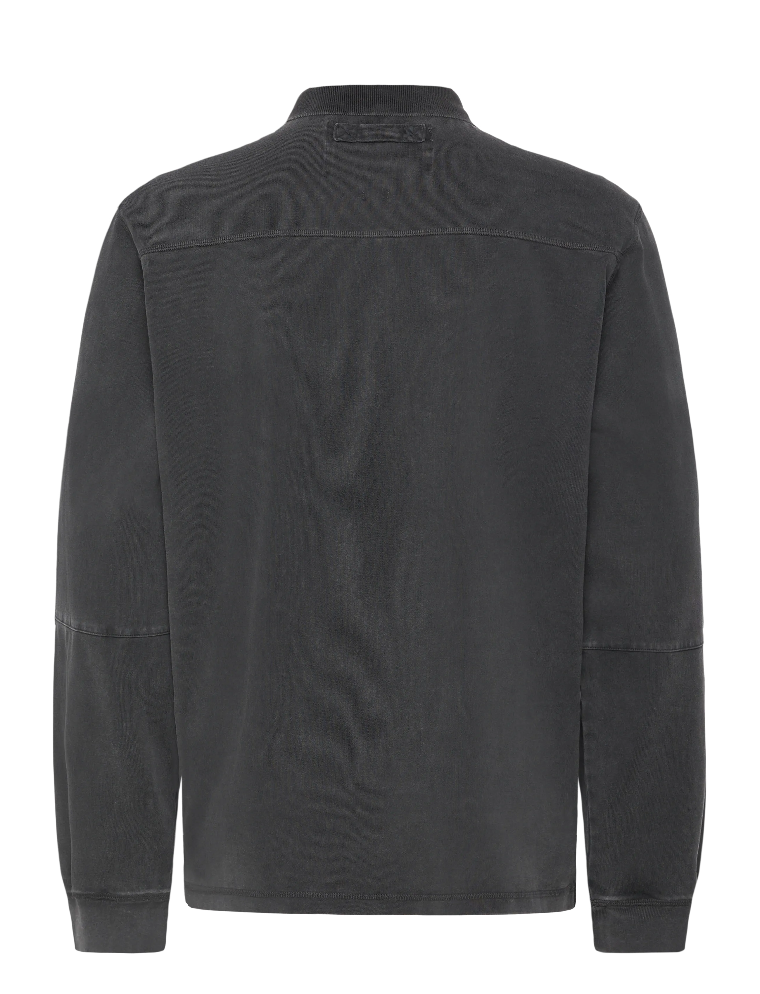 Brixtol Textiles - Cory Washed Dusty Red - long-sleeved polos - washed black - 2