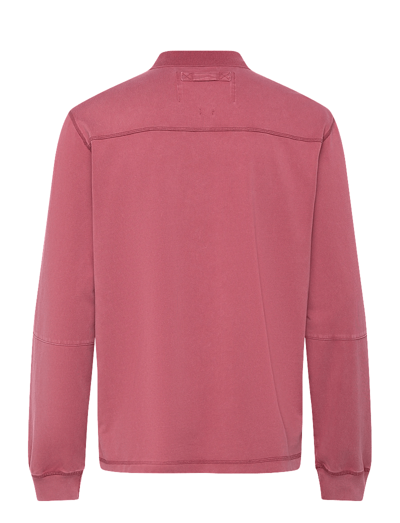 Brixtol Textiles - Cory Washed Dusty Red - langærmede poloer - washed dusty red - 2