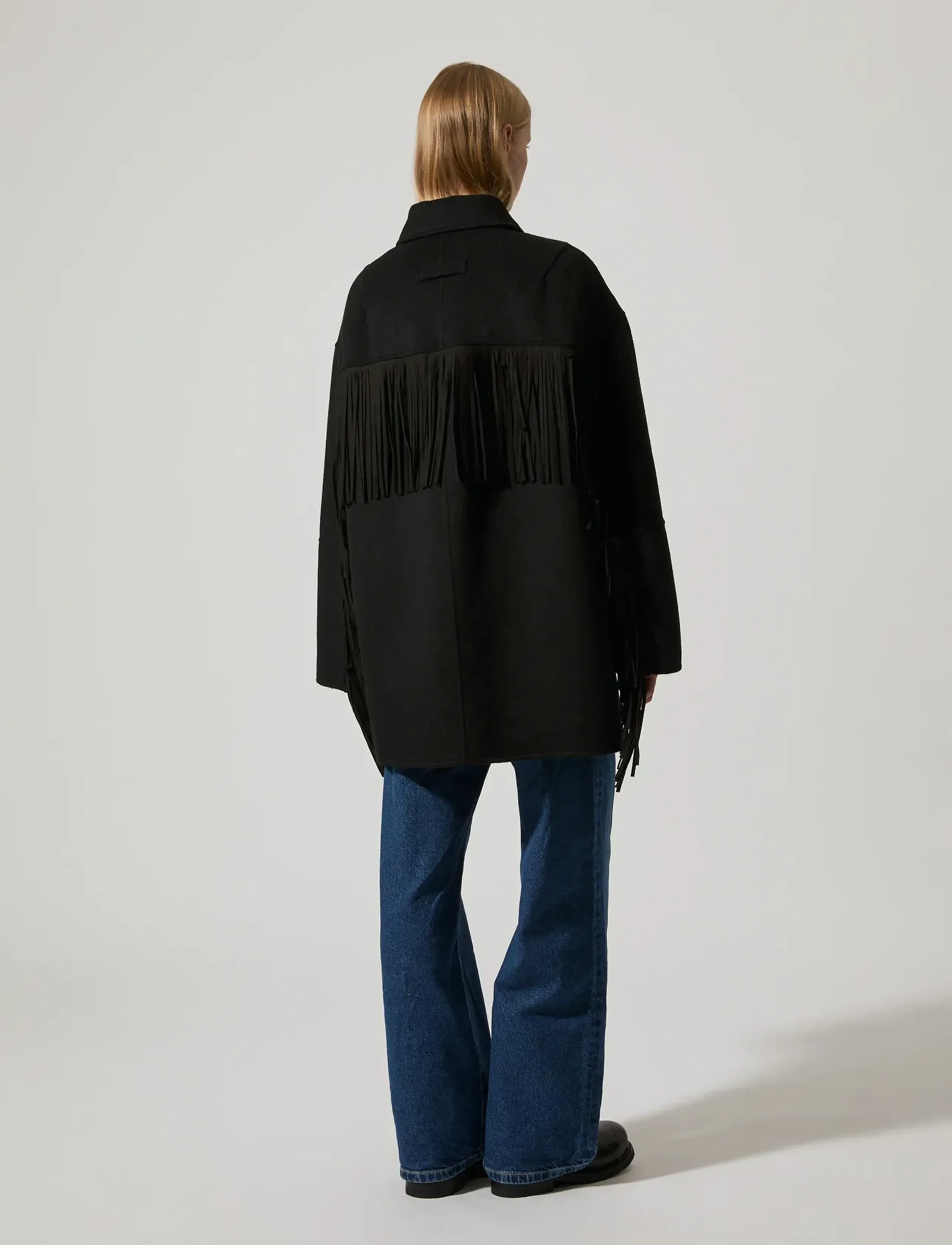Brixtol Textiles - Edie Fringes - black - 3