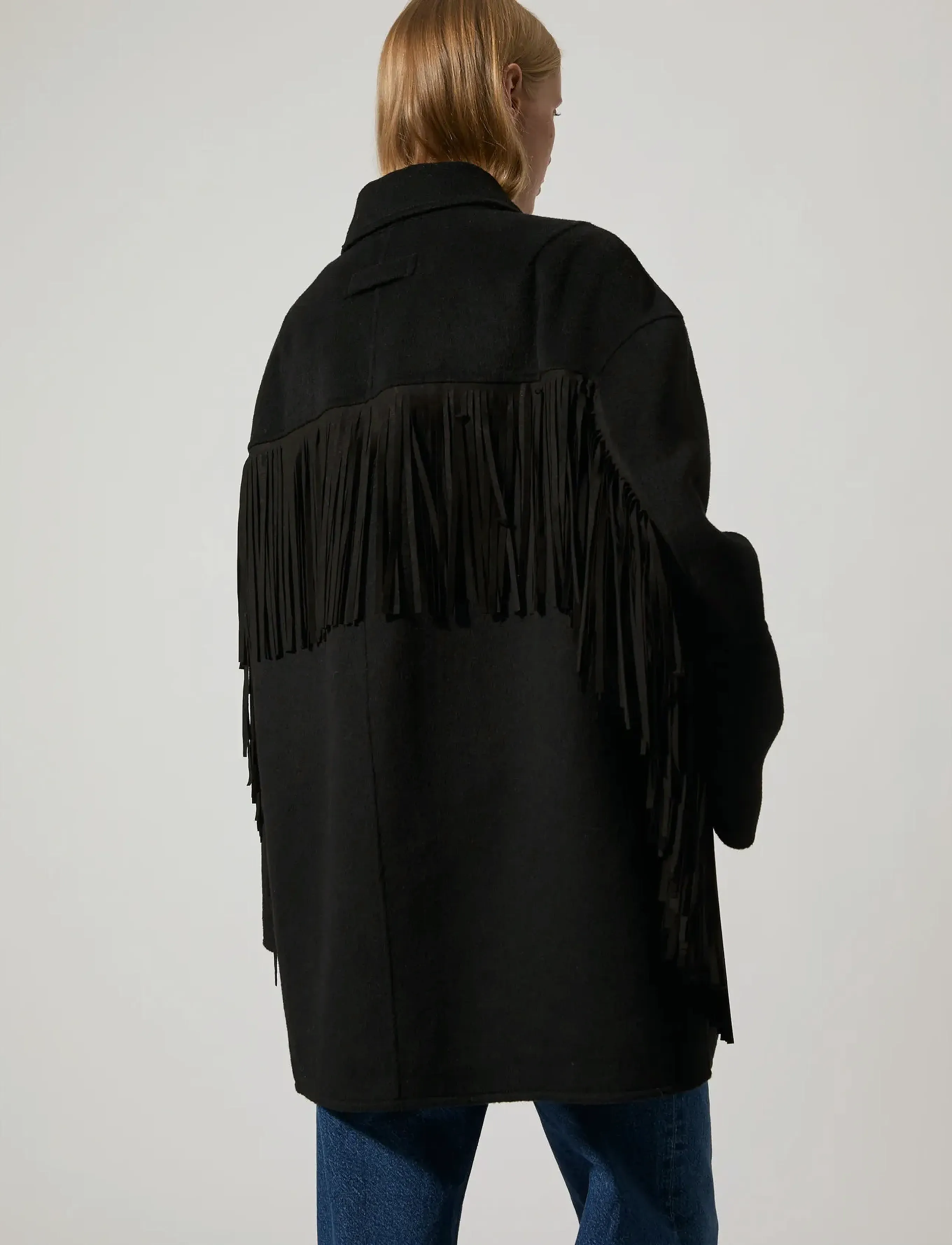 Brixtol Textiles - Edie Fringes - black - 4