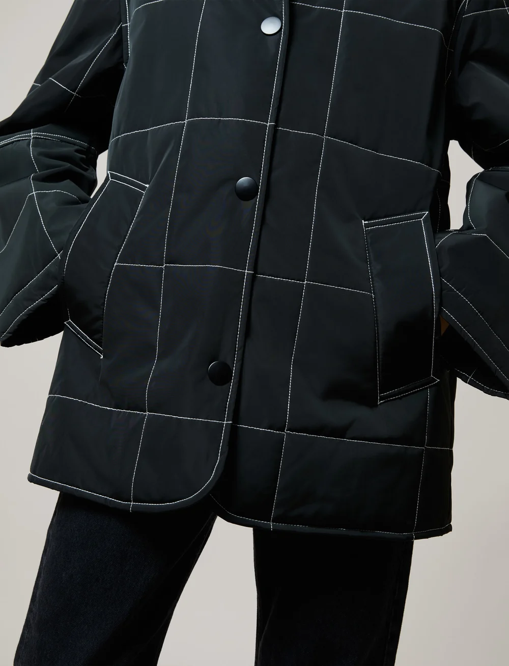 Brixtol Textiles - Edie Padded - vinterjakker - black - 4